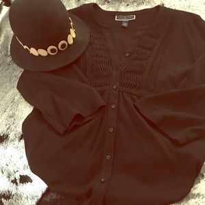 Tailored “tuxedo” too